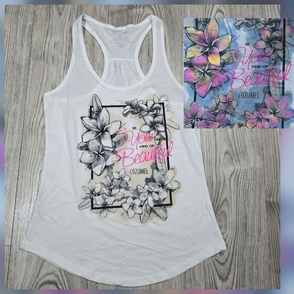 Color Changing - Be Your Own Kind of Beautiful Cozumel Racerback Tank - Small